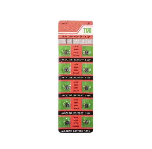 باتری ساعتی AG4 626A 337A CX66W بسته 2 عددی