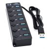 هاب 7 پورت کلید دار usb 3.0 سوپر فست