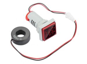 ولت متر آمپرمتر AC چراغ سیگنالی 500V/100A