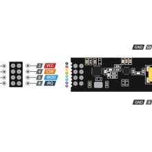 ماژول NRF24L01+PA+LNA - فرستنده و گیرنده به همراه آنتن با برد 1 کیلومتر