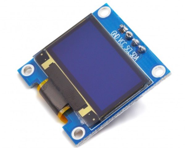 LCD oled 0.96 inch 128*64 آبی-زرد I2c