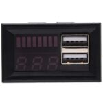 ماژول نمایشگر سطح شارژ باترى اسیدی روپنلی 12V دارای 2 خروجی USB