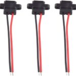 کانکتور مادگی  Type-c پنلی 2 پین سیم دار فشاری