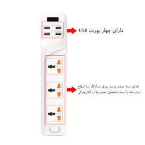 چندراهی برق کلومن پلاس مدل +KS-1