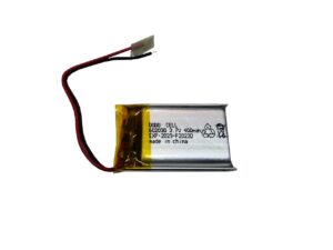 باتری لیتیومی مدل 602030 ظرفیت 400 میلی آمپر