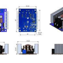 ماژول کاهنده 20 آمپری DC-DC با کنترل ولتاژ و جریان 300W