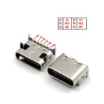 سوکت مادگی TYPE C TC 6P