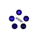 لیزر پوینتر حرارتی نور آبی 50000mW شارژی مدل B017