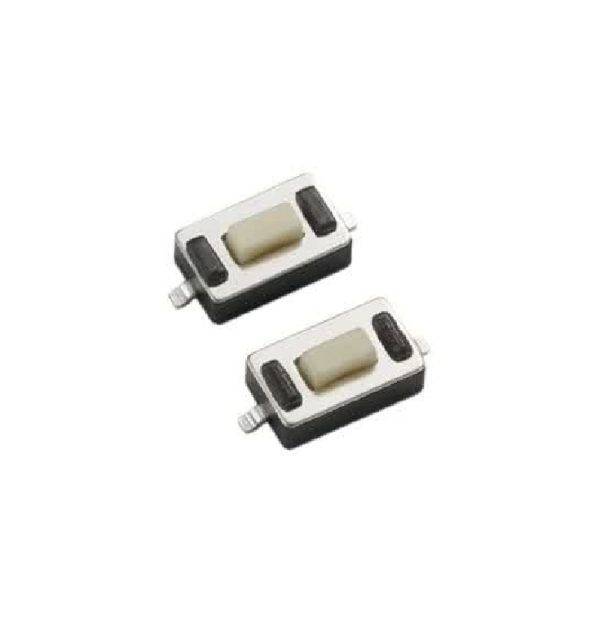 تک سوئیچ 3x6x2.5 مستطیلی SMD دو پایه مس