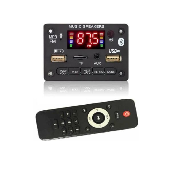 پخش کننده MP3 PLAYER پنلی بلوتوثی دارای آمپلی فایر ۲X40W دارای پاور بانک