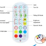 ریموت کنترل RGB ریسه آیسی دار بلوتوث و موزیکال