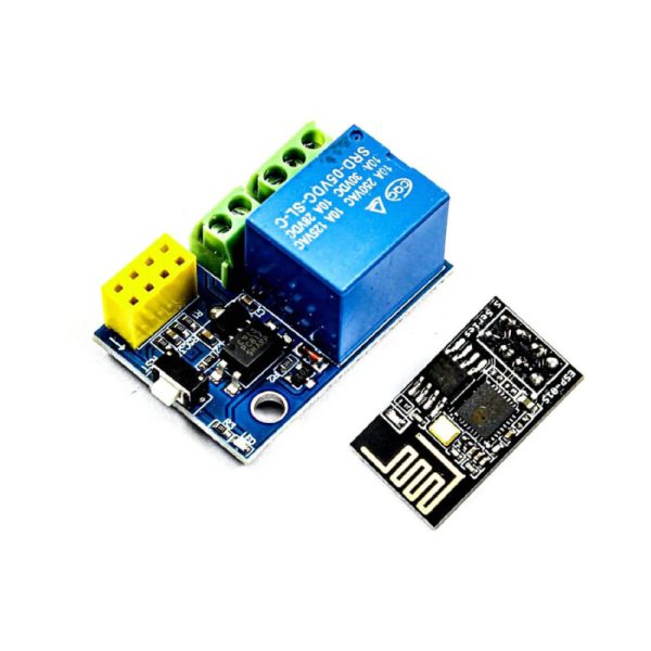 ماژول ESP-01S دارای هسته وای فای ESP8266 به همراه رله