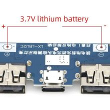 ماژول پاوربانک 2 خروجی LX-LBU2C با سوکت TYPE-C و MICRO