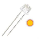 LED کلاهی چیپ بزرگ قرمز ۵mm بسته ۱۰ عددی