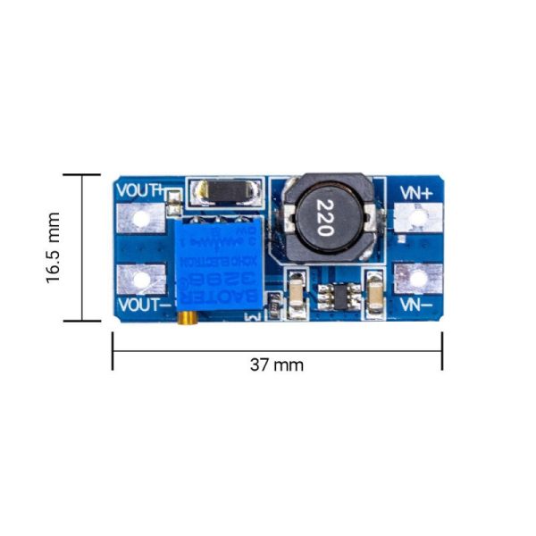 ماژول افزاینده ولتاژ 2 آمپر MT3608