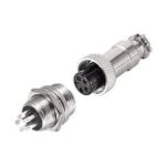 کانکتور نظامی پنج پین فلزی 12 میلی‌متری