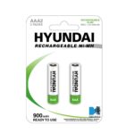 باتری شارژی نیم قلمی 900mA جفتی HYUNDAI
