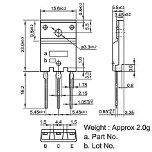 ترانزیستور J6810 پکیج TO-3PF