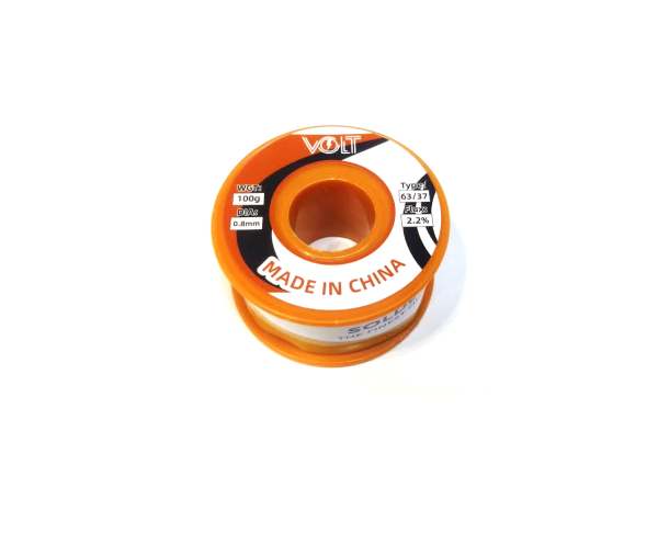 سیم لحیم 100 گرم 0.8 میلی متر مارک VOLT