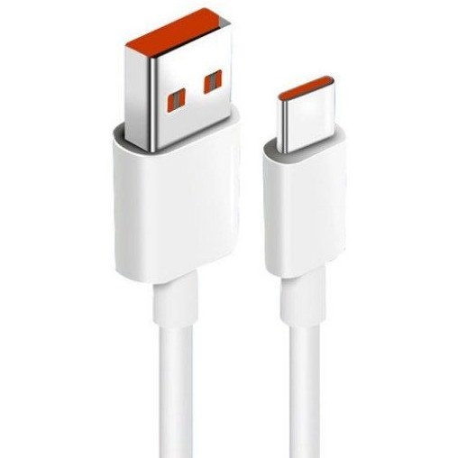 کابل شارژ TYPE-C پورت نارنجی 6 آمپر