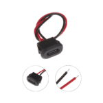 کانکتور مادگی Type-c پنلی سیم دار بیضی