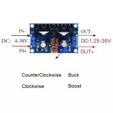 ماژول کاهنده DC-DC با جریان 8 آمپر مدل XL4016