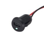 شارژر باتری لیتیومی با کانکتور مادگی فشاری TYPE-C چراغ دار