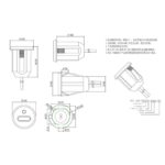 شارژر باتری لیتیومی با کانکتور مادگی فشاری TYPE-C چراغ دار