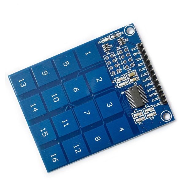 ماژول صفحه کلید خازنی Keypad Touch TTP229 4x4