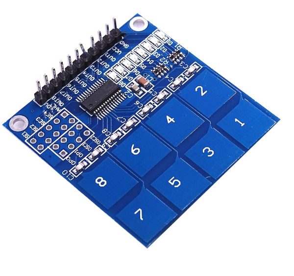 صفحه کلید خازنی key pad touch TTP226 2×4 key