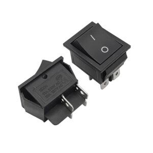 کلید راکر شستی بزرگ دو حالته KCD4-201S 4PIN