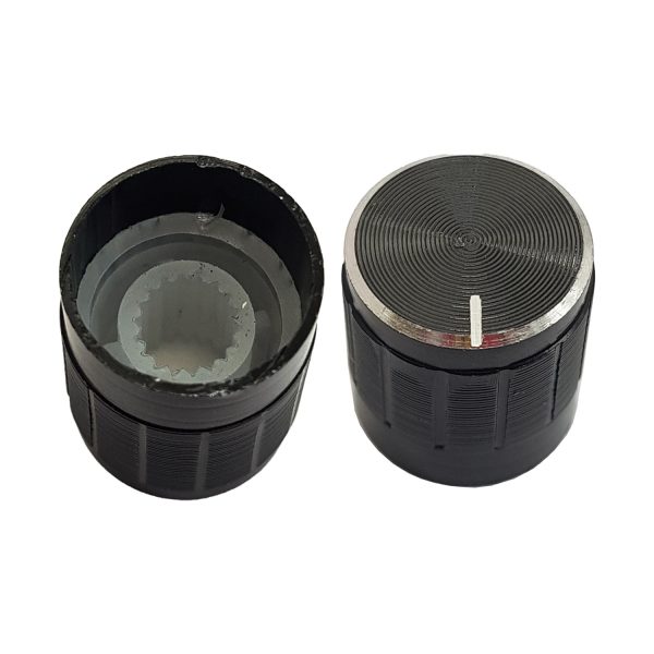 سرولوم طرح استیل مشکی 15x17