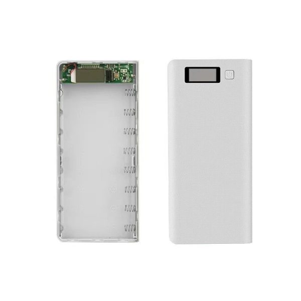 کیس پاوربانک 8 تایی به همراه برد LCD دار