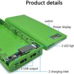 کیس پاوربانک 8 تایی به همراه برد LCD دار