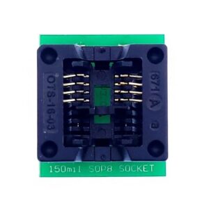 سوکت برد تبدیل SOP8 به DIP8 مدل OTS-16-03