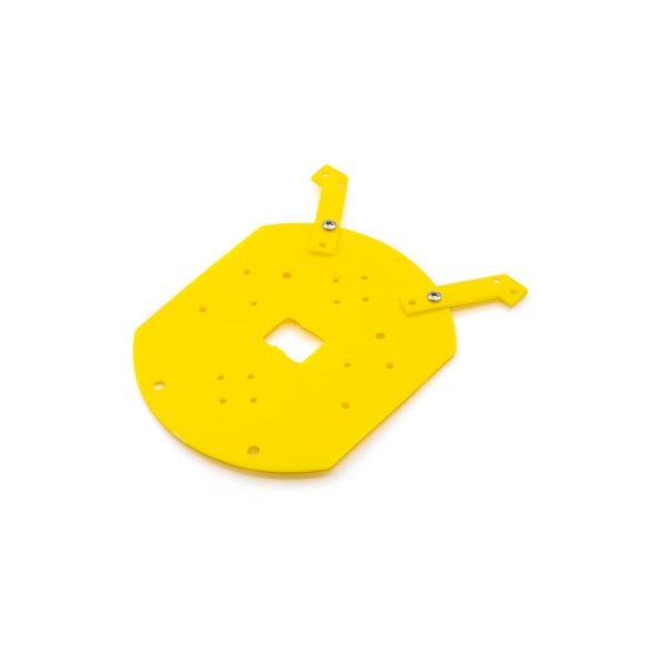 شاسی ربات پلاستیکی دو شاخ 145x177mm