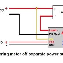ماژول ولتمتر و آمپرمتر DC روپنلی 10 آمپر 0v-100v قرمز