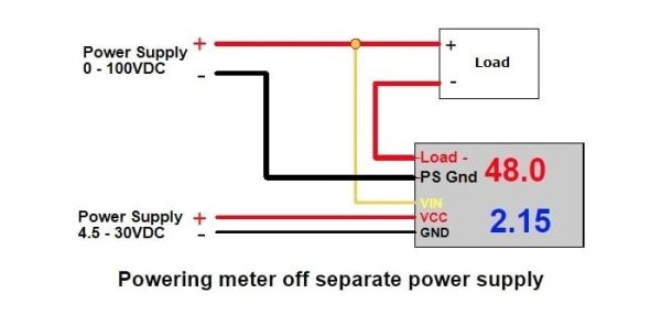 ماژول ولتمتر و آمپرمتر DC روپنلی 10 آمپر 0v-100v قرمز