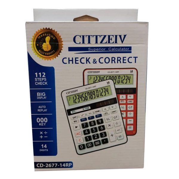 ماشین حساب سیتزیو مدل CD-2677-14RP
