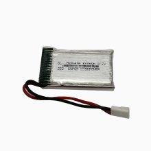 باتری لیتیوم پلیمر 752540 پروازی ۳٫۷v ظرفیت 60۰mAh تک سل ۲۵c