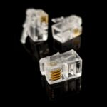 سرسوکت نری خط تلفن RJ11 6P4C