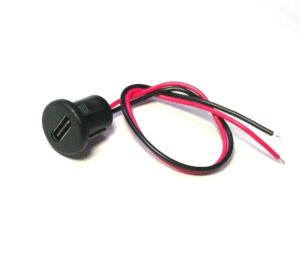 کانکتور مادگی Type-c سیم دار فشاری(گرد)