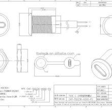 شارژر باتری لیتیومی مهره خور درپوش دار TYPE-C چراغ دار