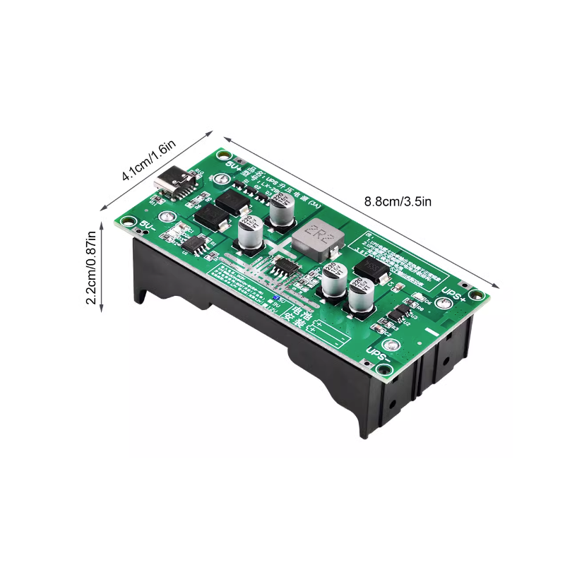 ماژول-شارژ-باتریقفاغت-لیتیومی-2-سل-با-خروجی-12-ولت-3-آمپر-مناسب-ups-مدل-lx-2bups ماژول UPS محافظ برق و شارژر باتری لیتیومی 9 ولت