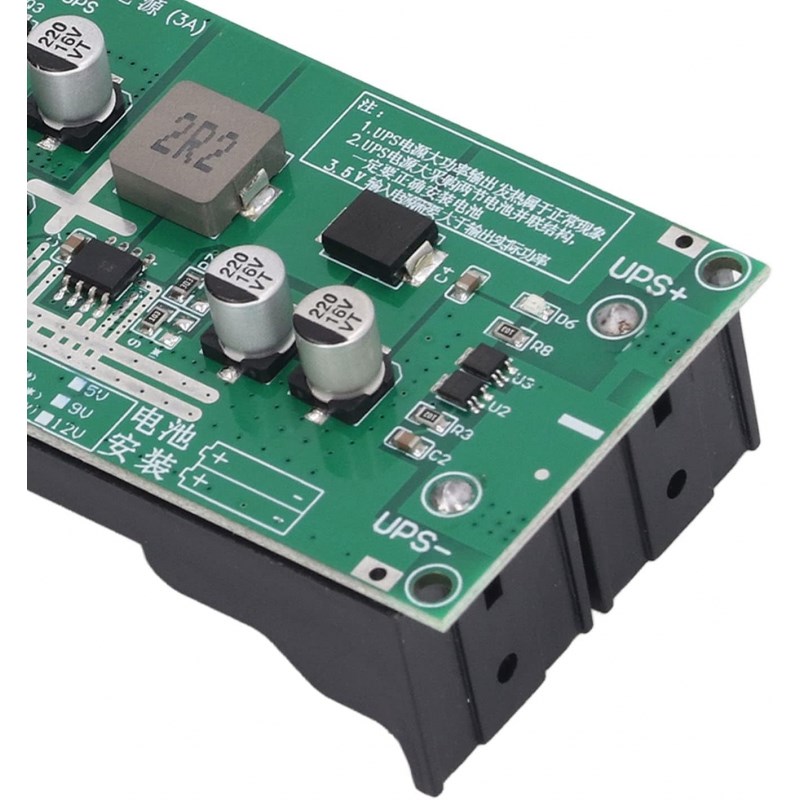 ماژول-شارژیبلا-باتری-لیتیومی-2-سل-با-خروجی-12-ولت-3-آمپر-مناسب-ups-مدل-lx-2bups ماژول UPS محافظ برق و شارژر باتری لیتیومی 9 ولت