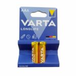 باتری وارتا الکالاین زرد نیم قلمی دو عددی