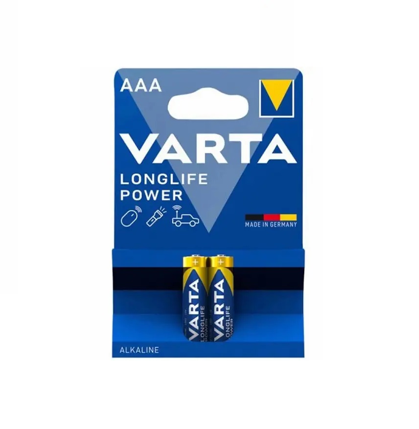 باتری وارتا الکالاین آبی نیم قلمی دو عددی باتری وارتا الکالاین آبی نیم قلمی دو عددی