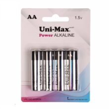 باتری قلمی UNIMAX مدل Power Alkaline بسته 4 عددی