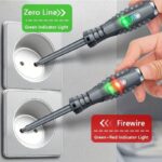 فازمتر نشکن فازیاب و نول یاب القایی چراغ دار دوسو با باتری قابل تعویض برند SEFANLY