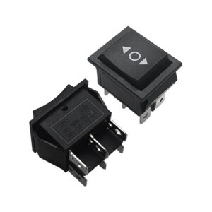 کلید راکر شستی بزرگ سه حالته KCD4-203S 6PIN